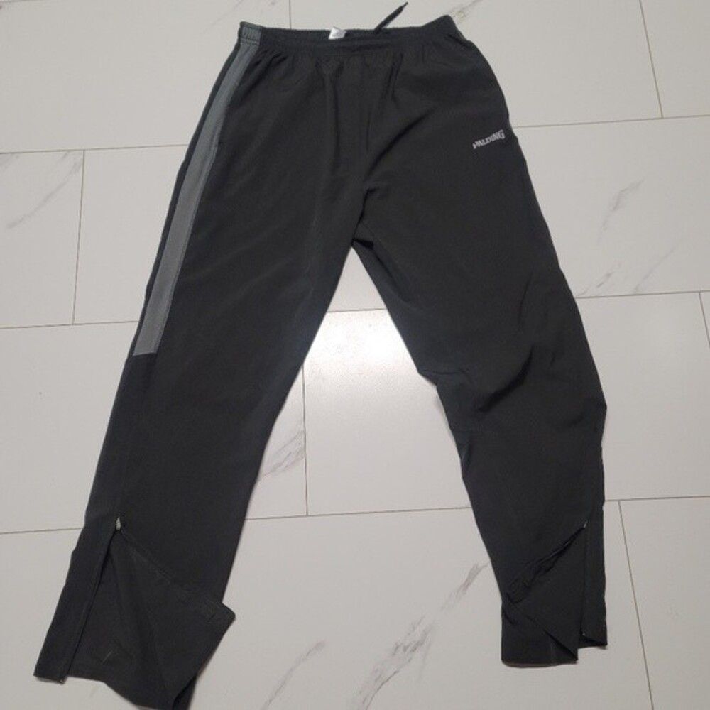 ~ mens spalding thin sweatpants with zippered ankles - missing 's' on spalding
